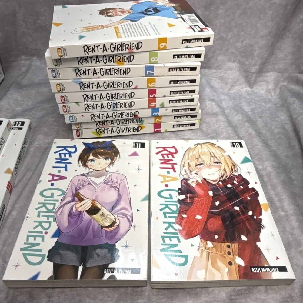 Rent-A-Girlfriend Manga English Volumes 1-13‎ Kodansha Comics Reiji Miyajima EUC